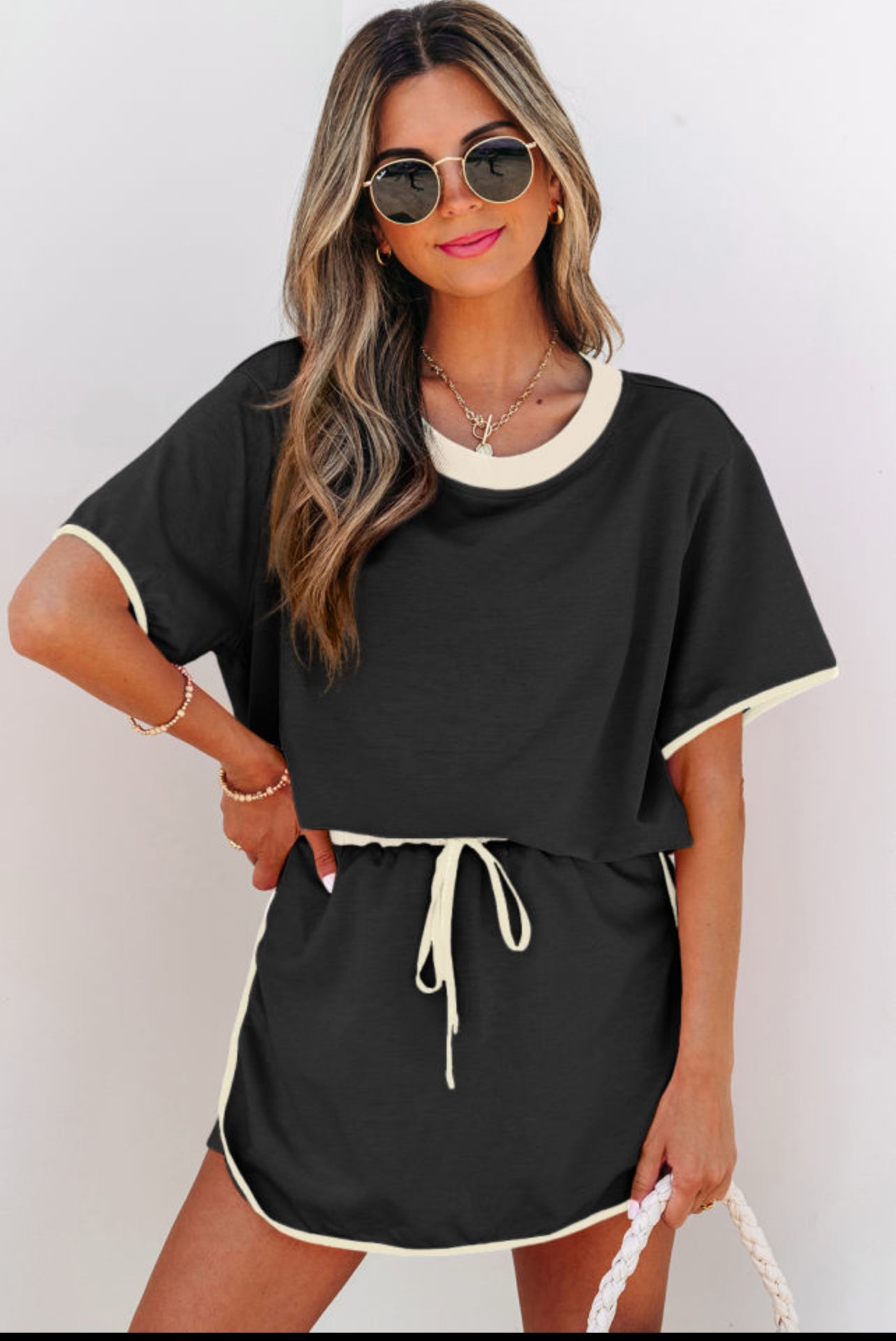 Color block 2 pc skort set (Closes 8/15)